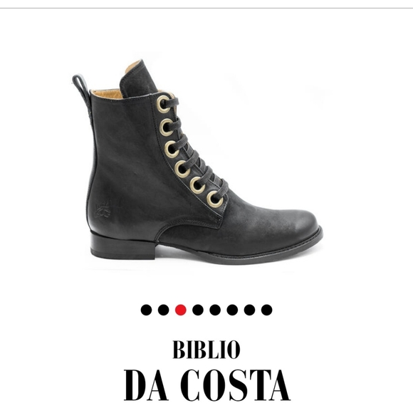 NWT John Fluevog Da Costa Biblio laced up leather ankle boots Size 9 Wome - Picture 4 of 15